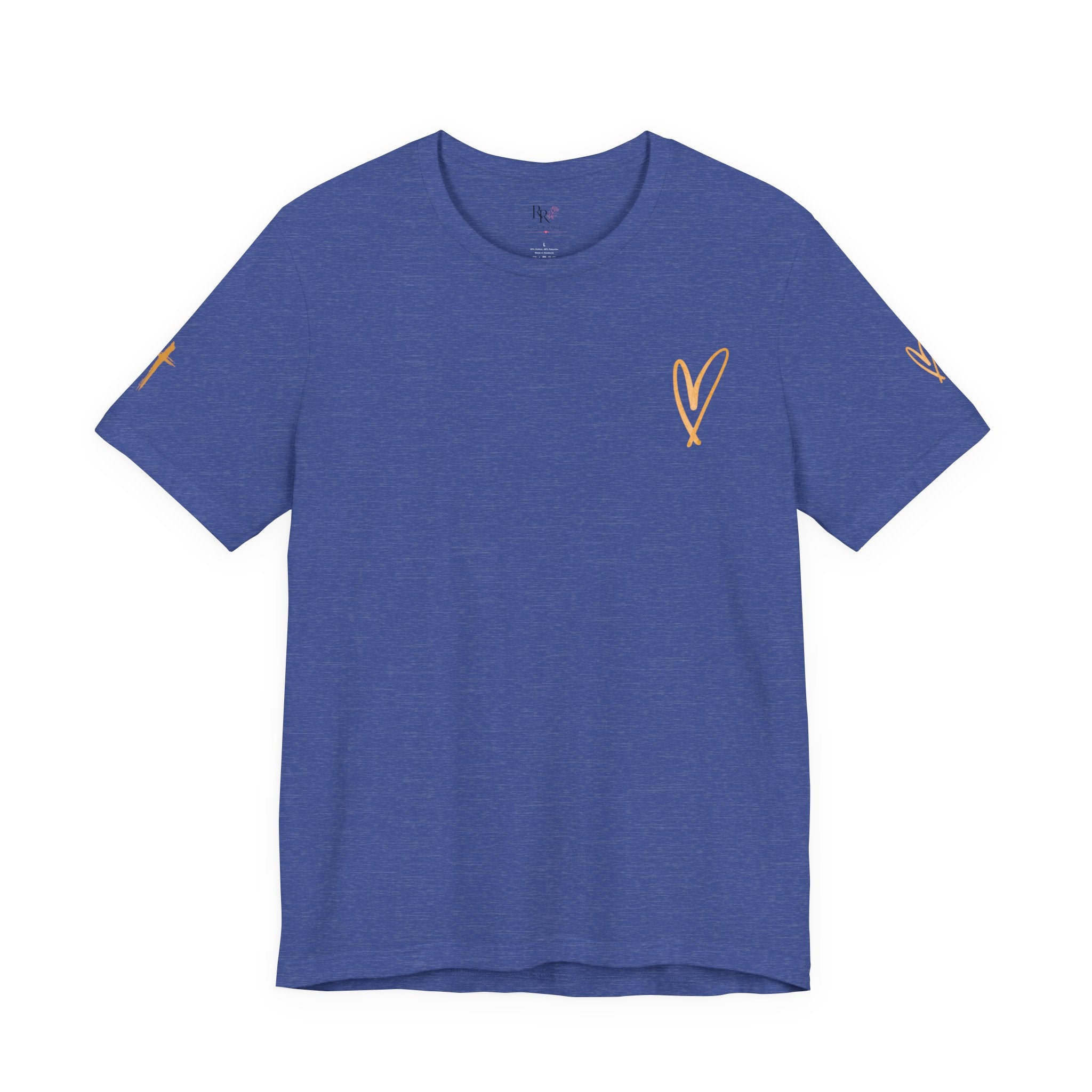 Christian Cross Tee – Inspirational Scripture Back Print ("Don't Rush It")