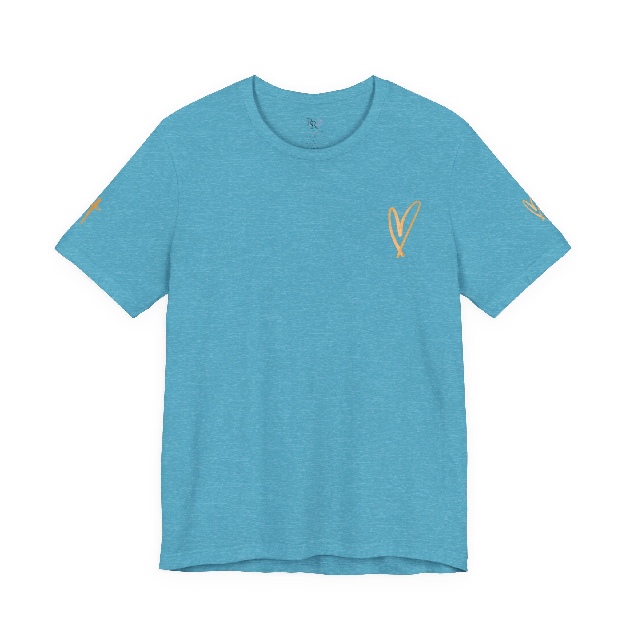 Christian Cross Tee – Inspirational Scripture Back Print ("Don't Rush It")
