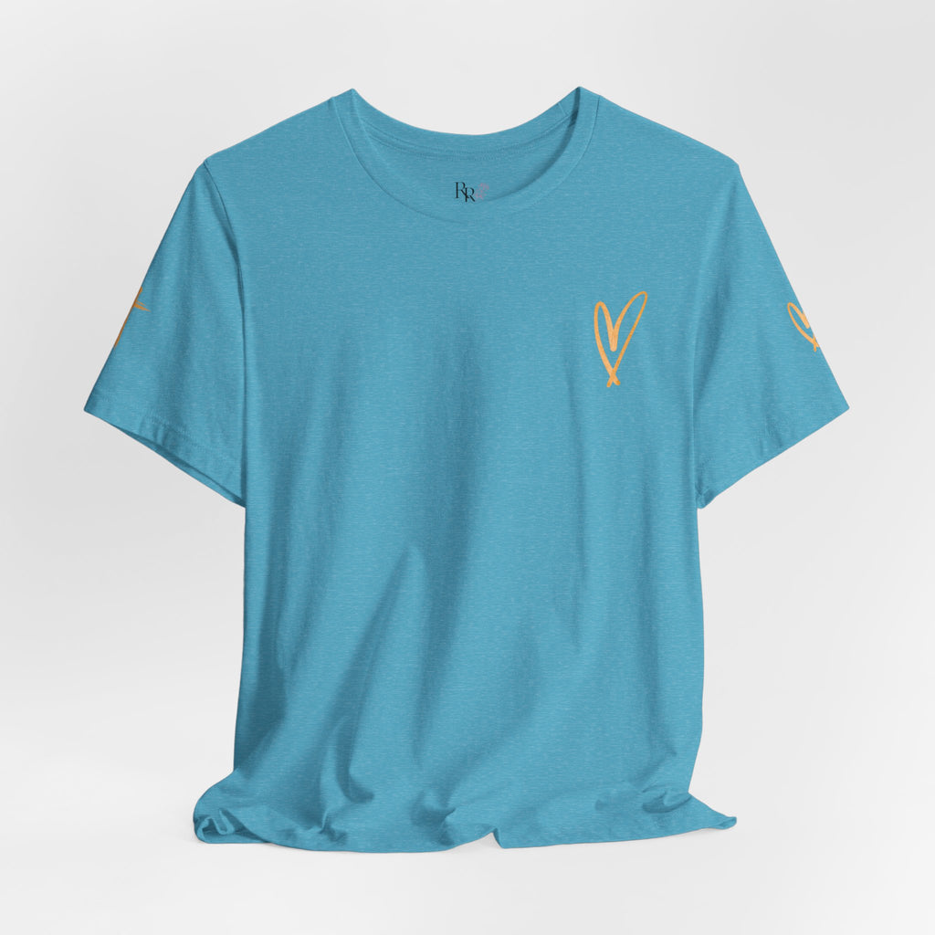 Christian Cross Tee – Inspirational Scripture Back Print ("Don't Rush It")