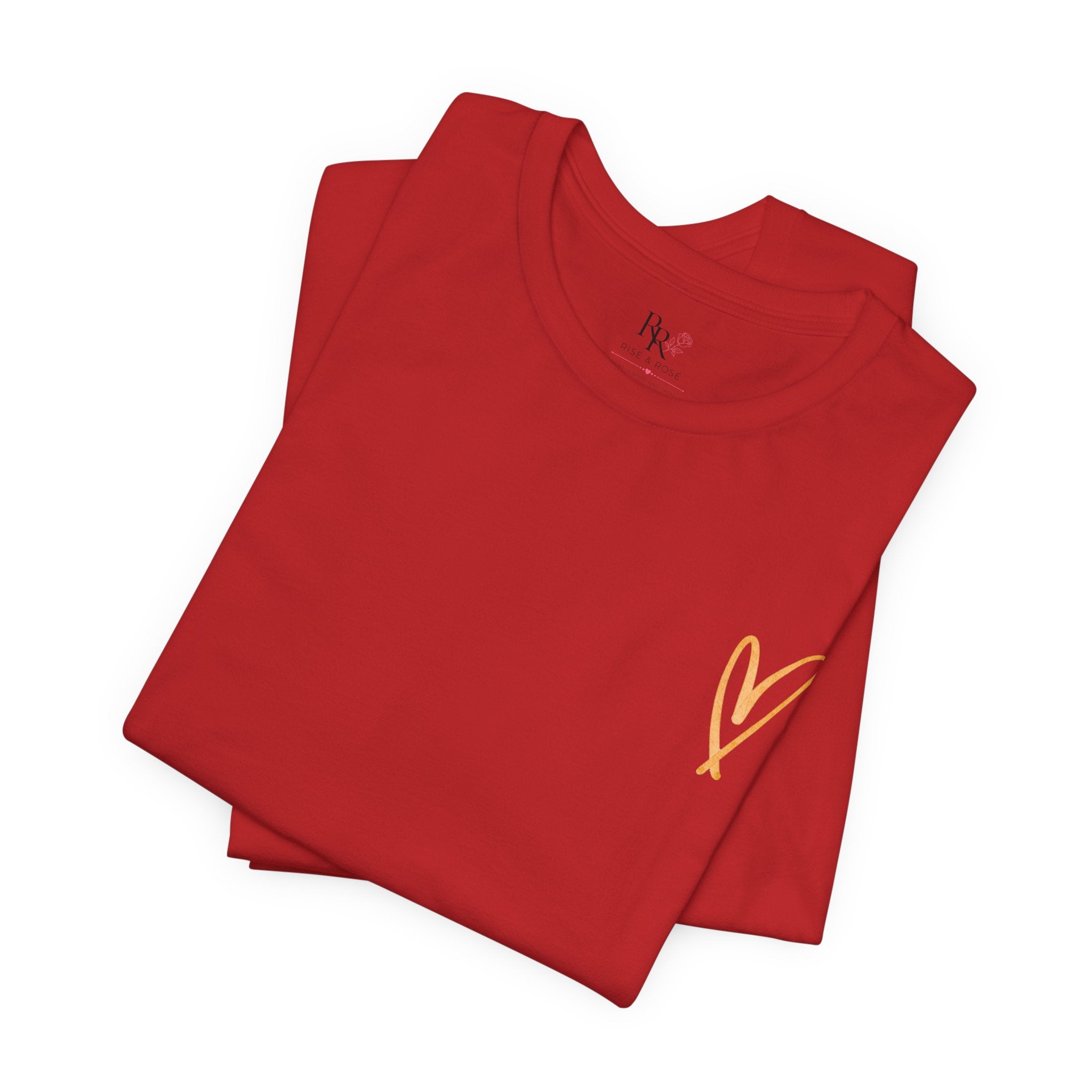 Christian Cross Tee – Inspirational Scripture Back Print ("Don't Rush It")