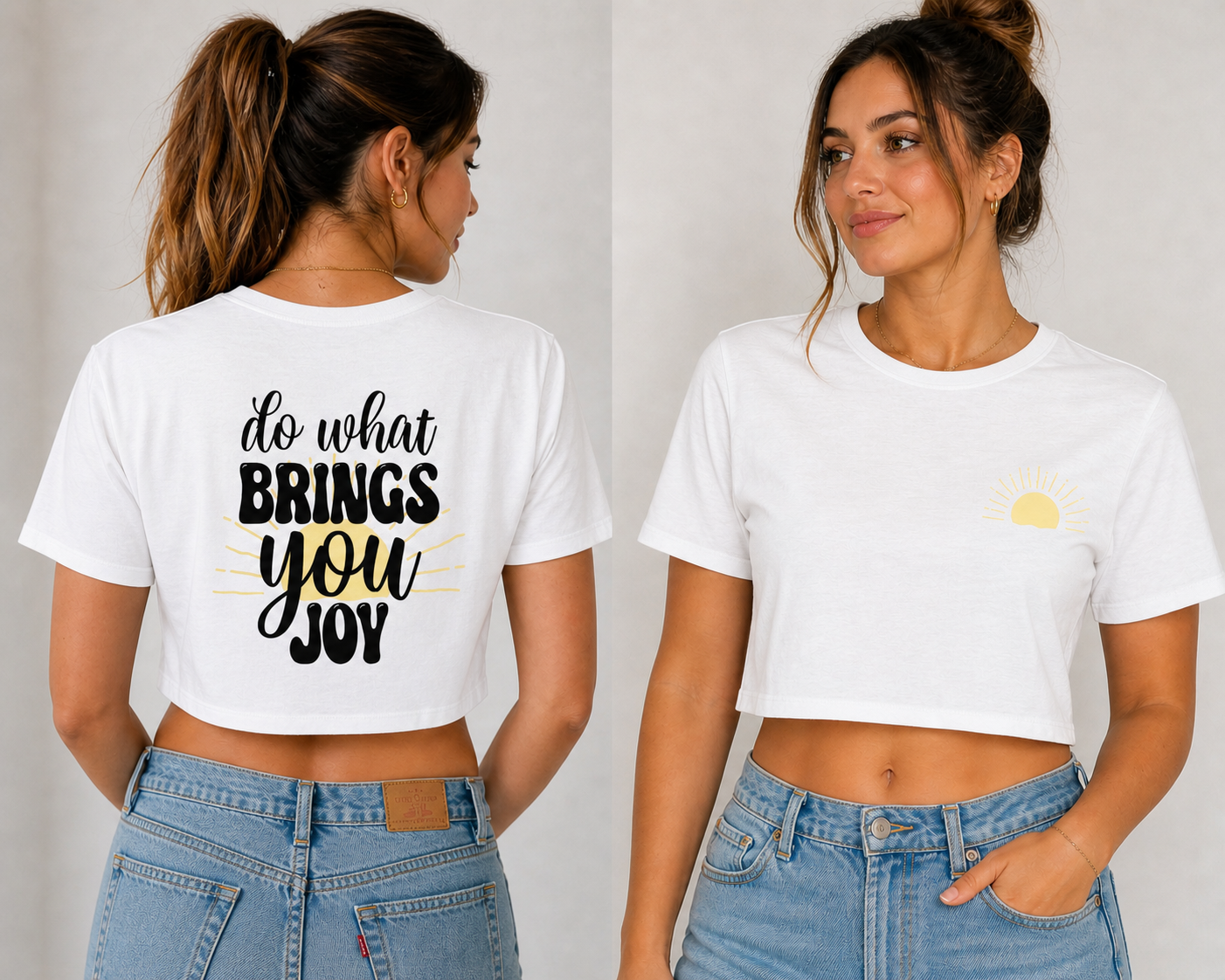 Women’s Poly-Cotton Crop Tee