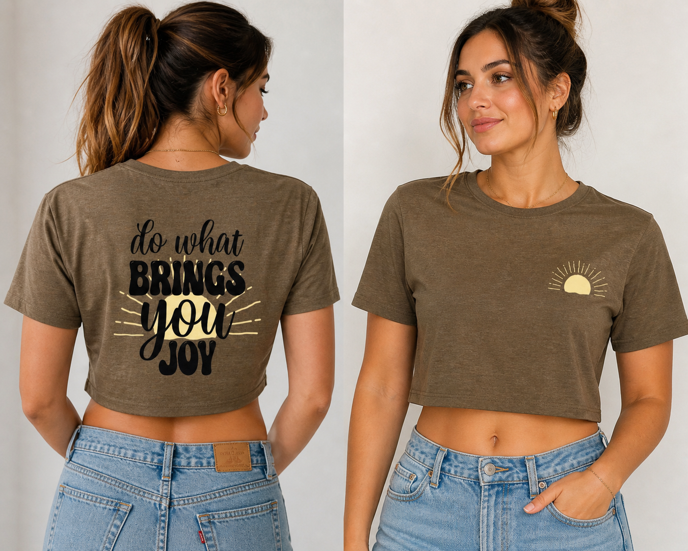 Women’s Poly-Cotton Crop Tee