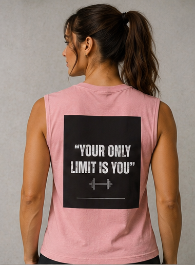 " Your only limit is you" Unisex Jersey Muscle Tank
