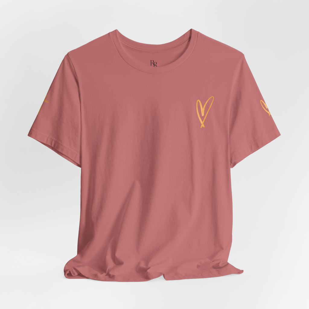 Christian Cross Tee – Inspirational Scripture Back Print ("Don't Rush It")