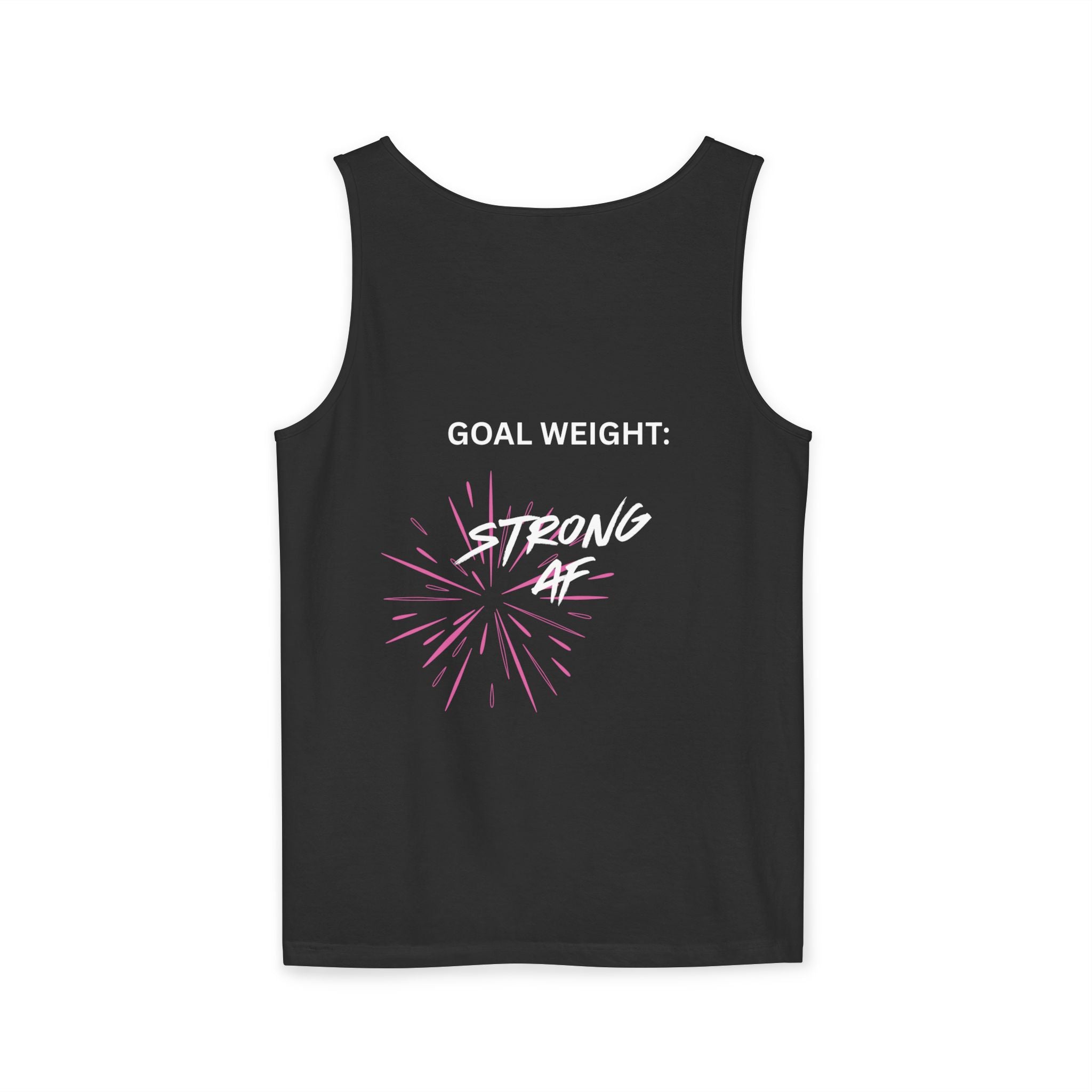 Women’s Strength Tank Top — Pink Flex Silhouette Athletic Tank