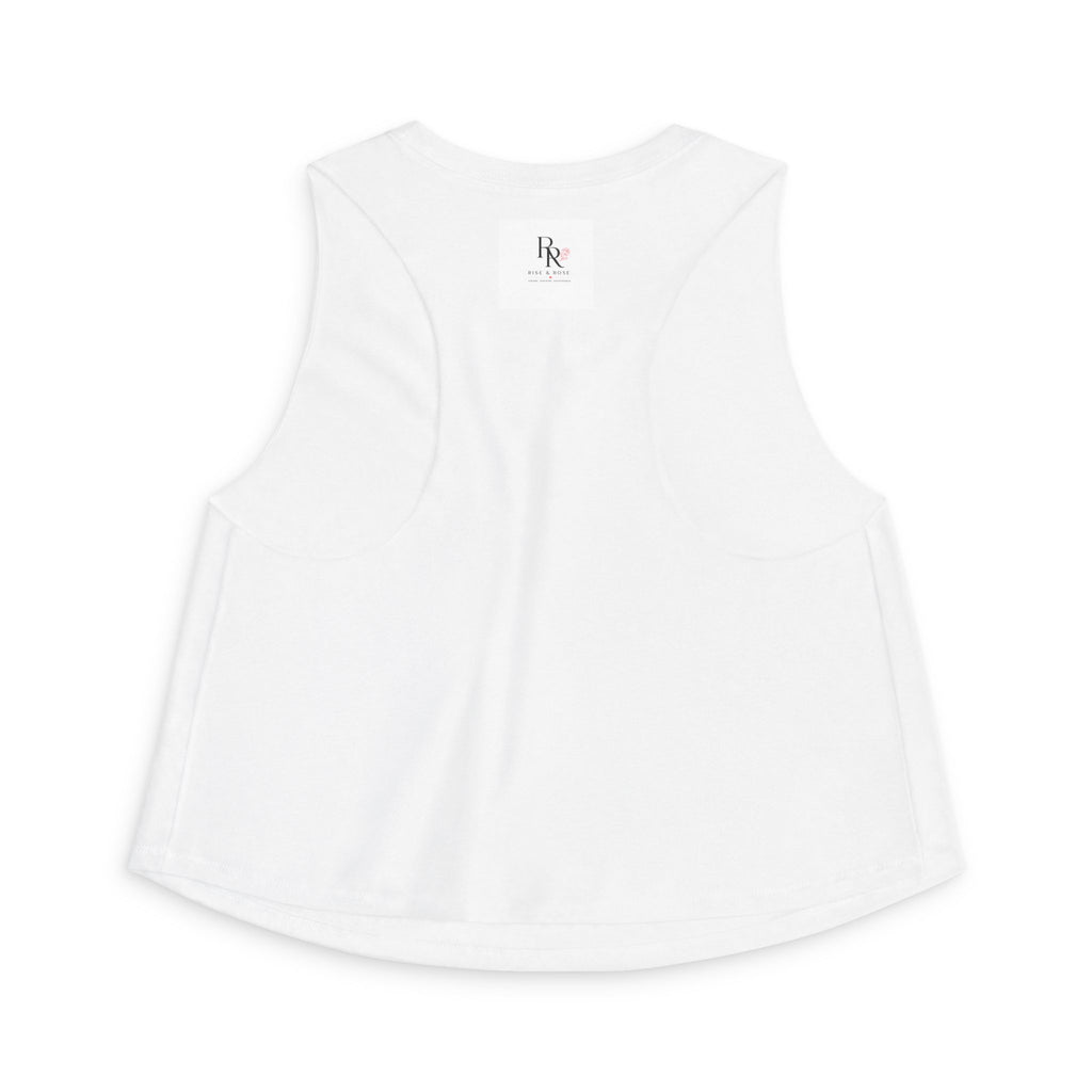 Crop Top — Minimal "Yes You Can" Motivational Crop Tank