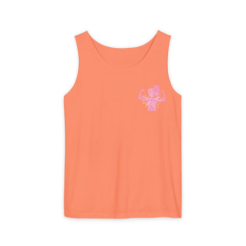 Women’s Strength Tank Top — Pink Flex Silhouette Athletic Tank